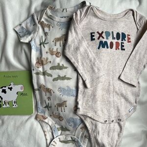 6-9 Month Baby Boy Bodysuits set